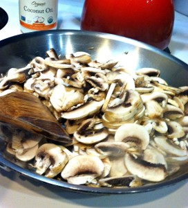 step 1 mushroom non-pizza